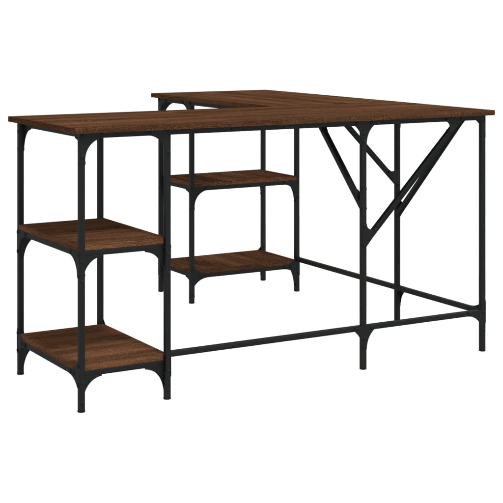 Desk 139X139X75 Cm Engineered Wood