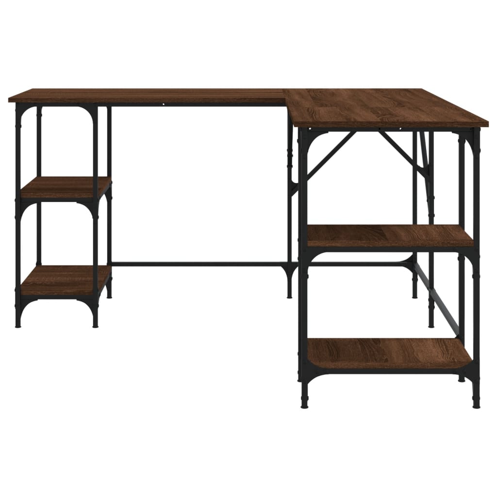 Desk 139X139X75 Cm Engineered Wood