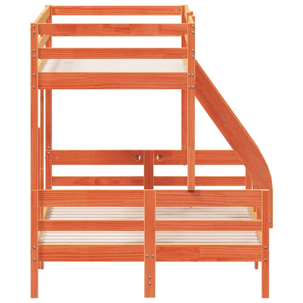 Bunk Bed Without Mattress 80X200/120X200 Cm Solid Wood