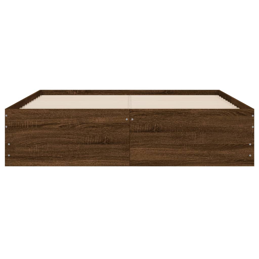 Bed Frame With Drawers Without Mattress Double