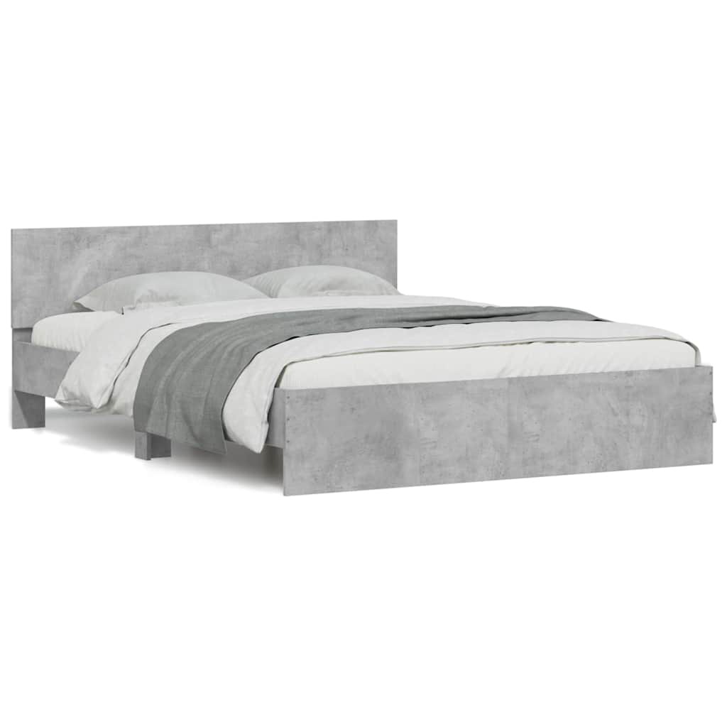 Bed Frame With Headboard And Led Small Double