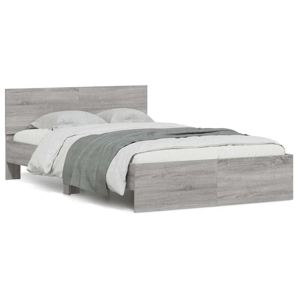 Bed Frame With Headboard And Led Small Double