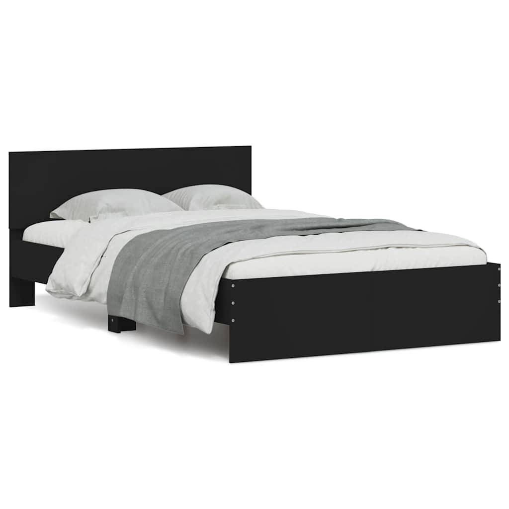 Bed Frame With Headboard And Led Small Double