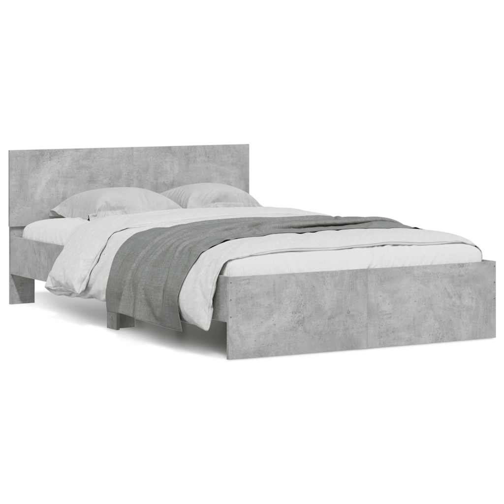 Bed Frame With Headboard And Led Small Double