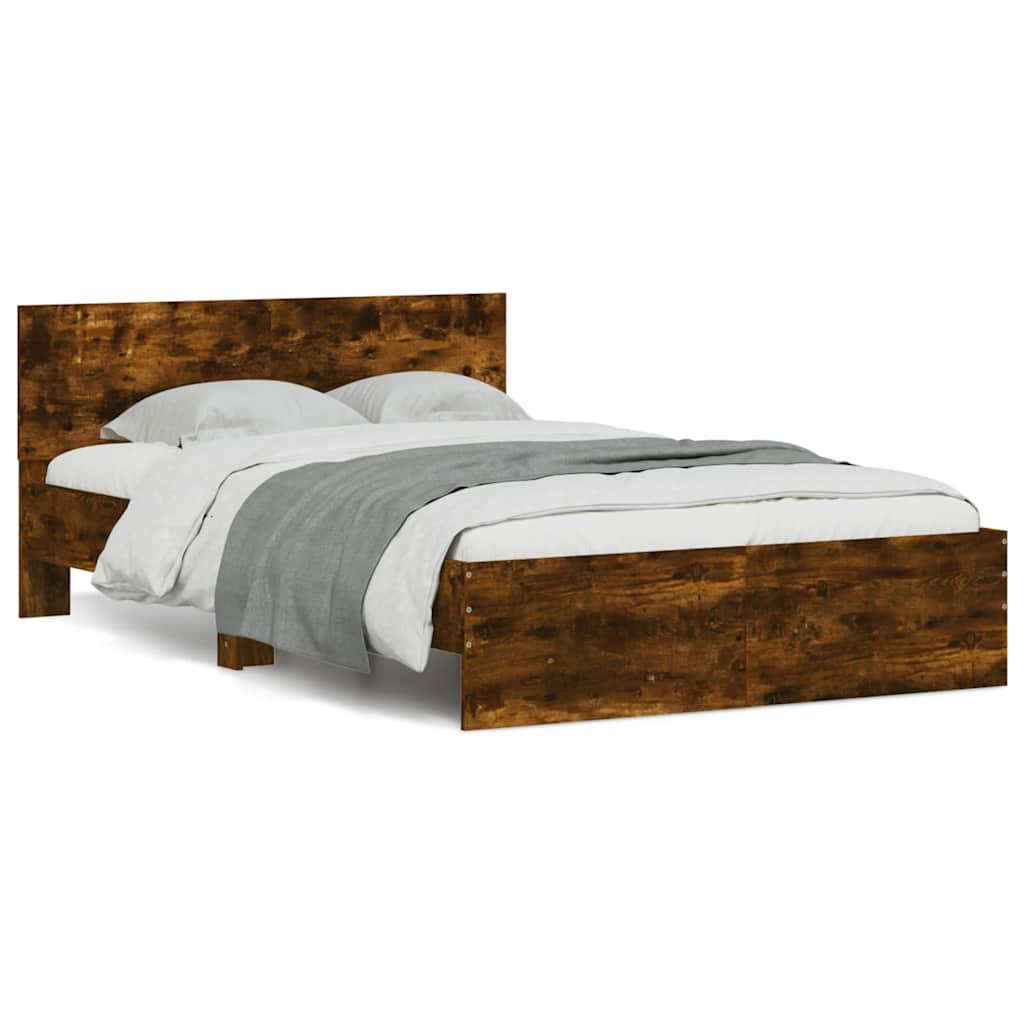 Bed Frame With Headboard And Led Small Double