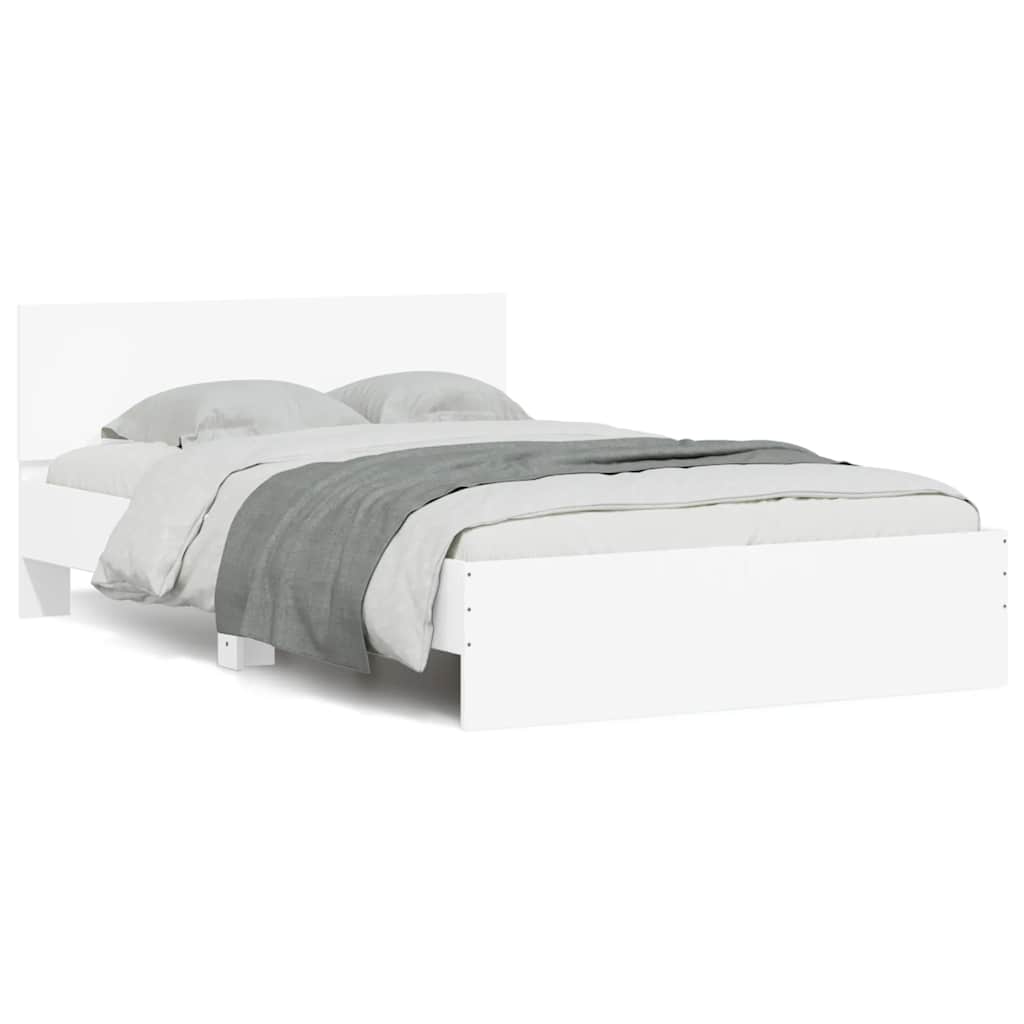 Bed Frame With Headboard And Led Small Double