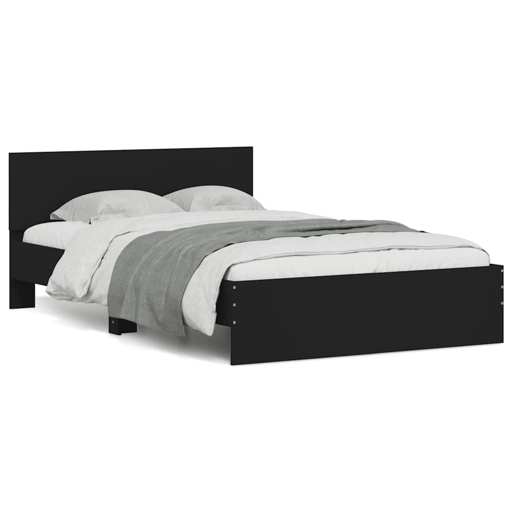 Bed Frame With Headboard And Led Small Double