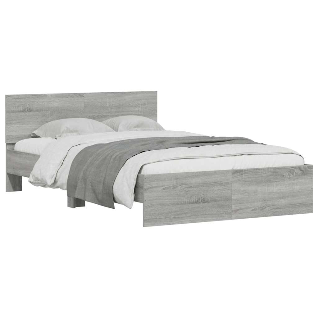 Bed Frame With Headboard And Led Small Double