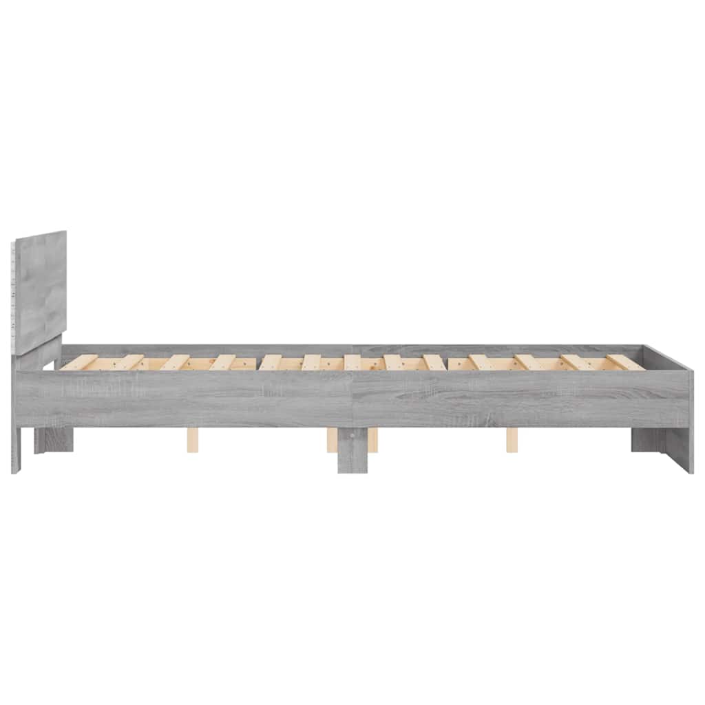 Bed Frame With Headboard And Led Small Double
