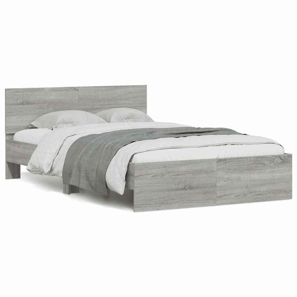 Bed Frame With Headboard And Led Small Double