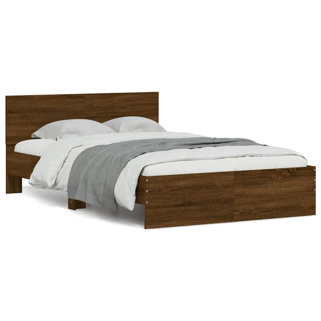 Bed Frame With Headboard And Led Small Double