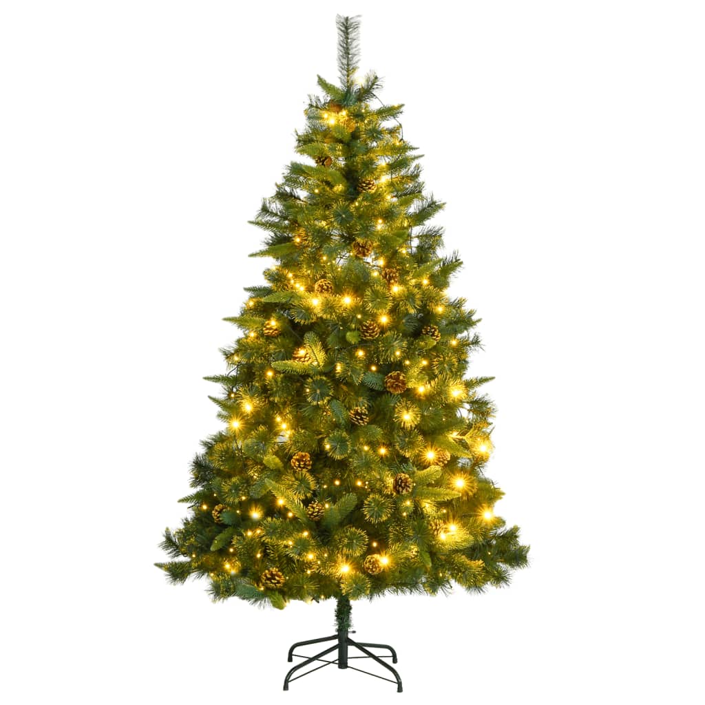 Artificial Hinged Christmas Tree With Cones