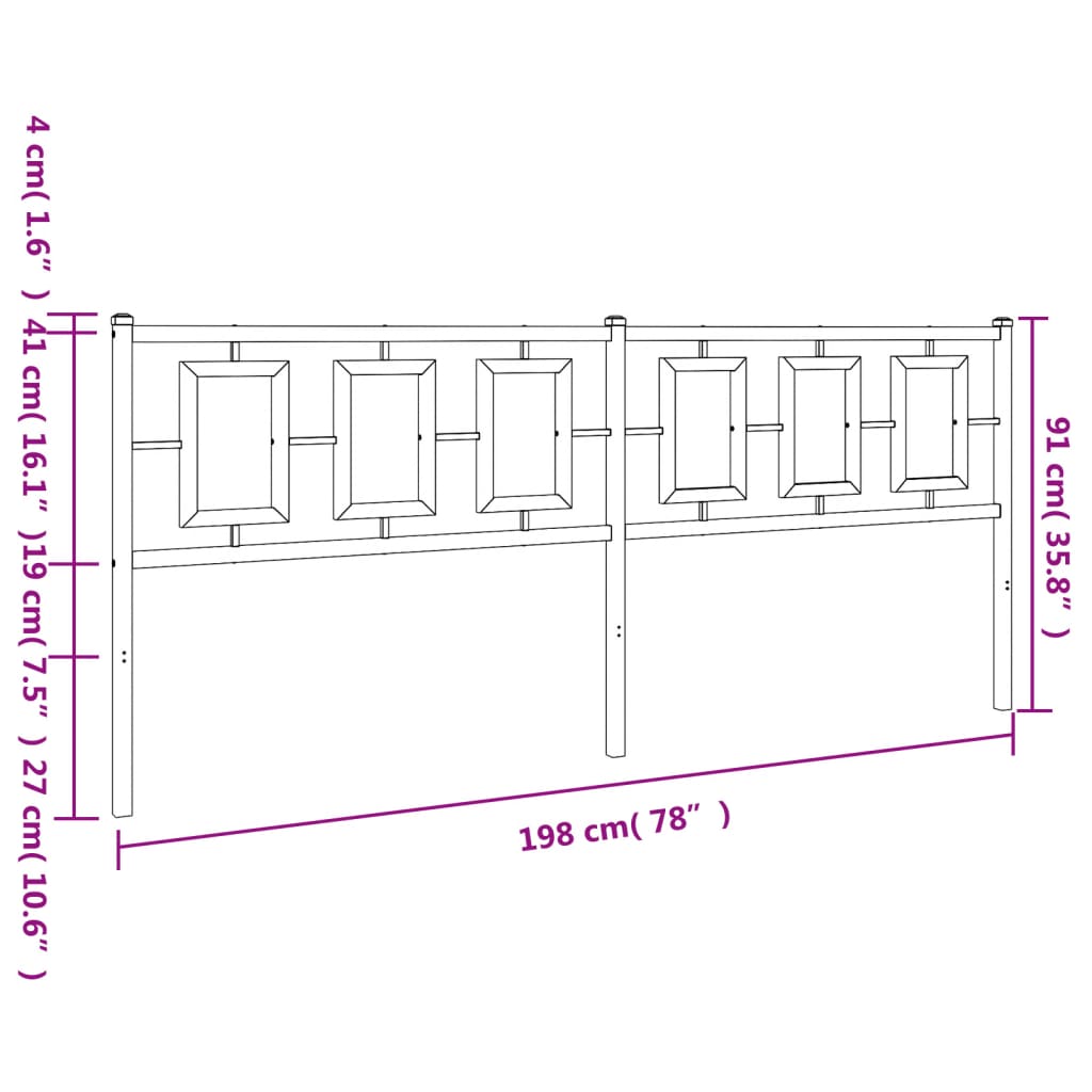 Metal Headboard