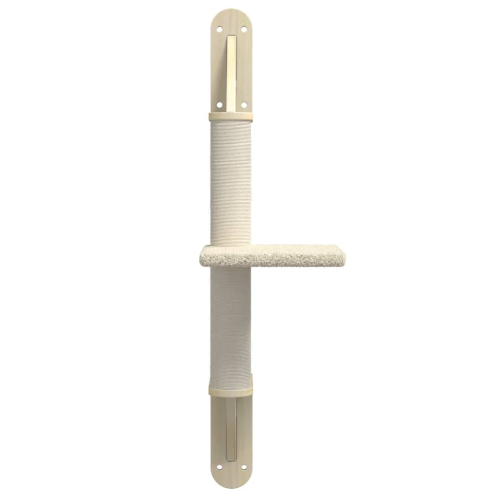 Wall-Mounted Cat Tree With Scratching Post 85.5 Cm
