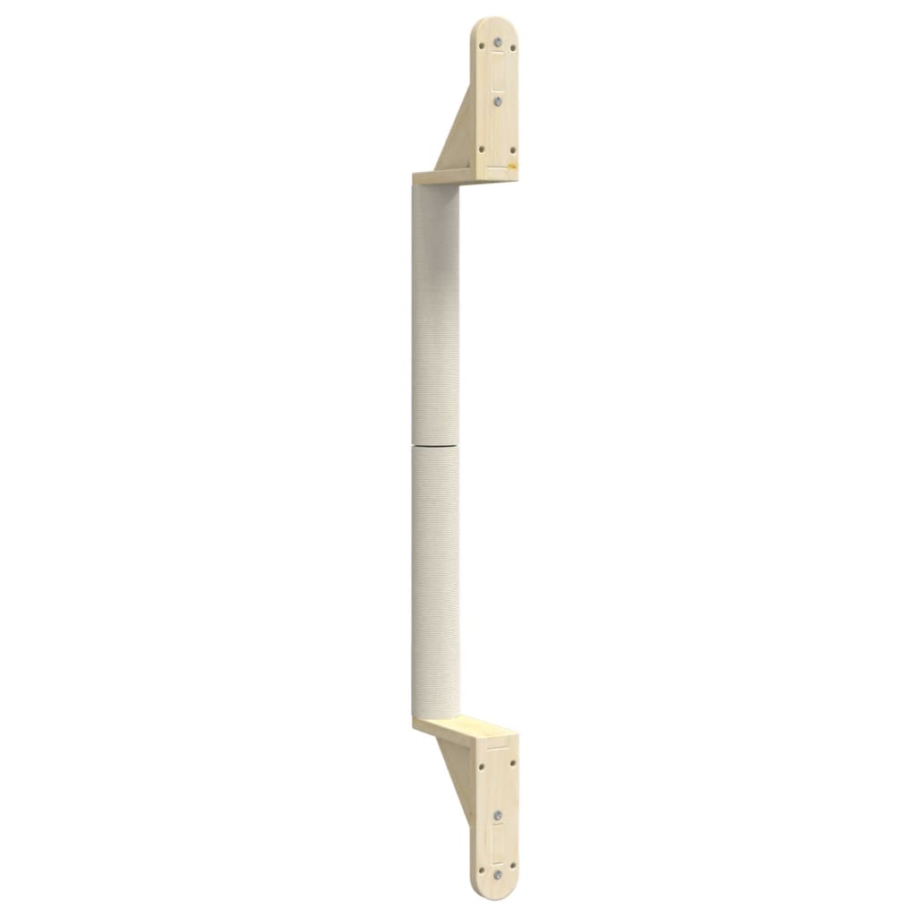 Wall-Mounted Cat Scratching Post 109 Cm Sisal