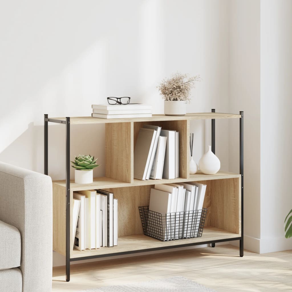 Bookcase 102X28X77.5 Cm Engineered Wood