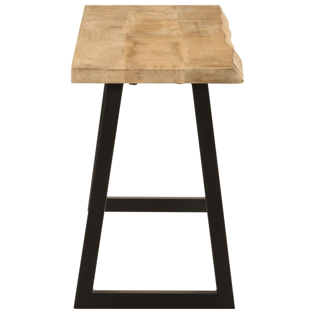 Bench With Live Edge 105 Cm Solid Wood Mango