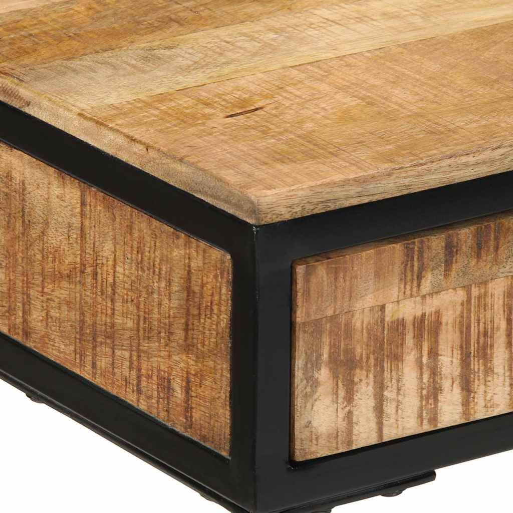 Dressing Table Brown 100 X 40 X 120 Cm Solid Mango Wood