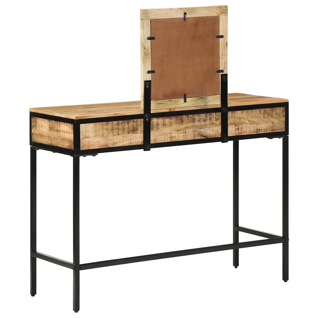 Dressing Table Brown 100 X 40 X 120 Cm Solid Mango Wood
