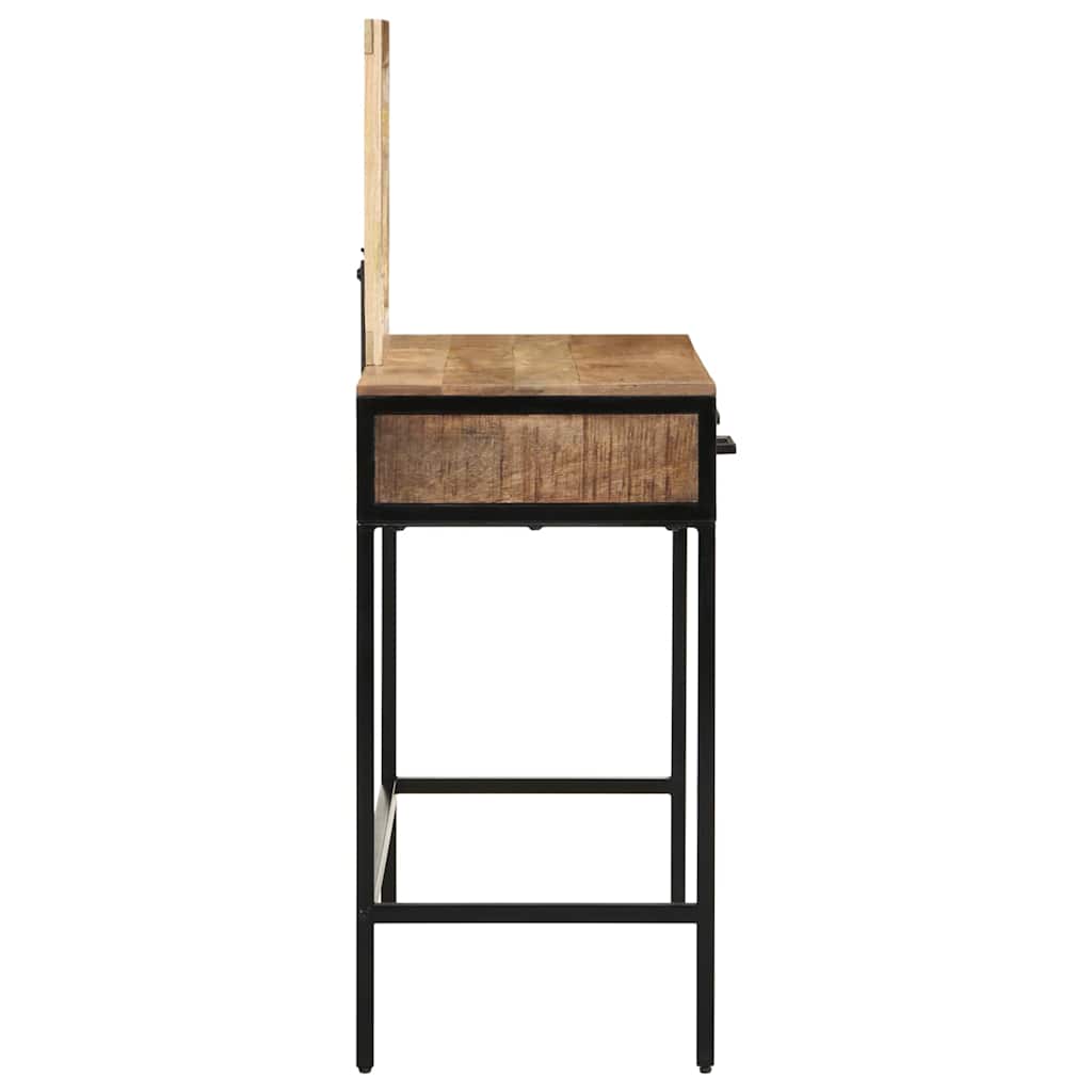 Dressing Table Brown 100 X 40 X 120 Cm Solid Mango Wood