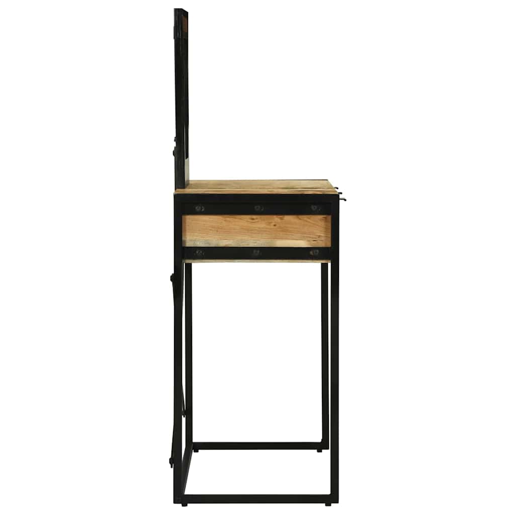 Dressing Table Brown 100 X 40 X 120 Cm Solid Acacia Wood