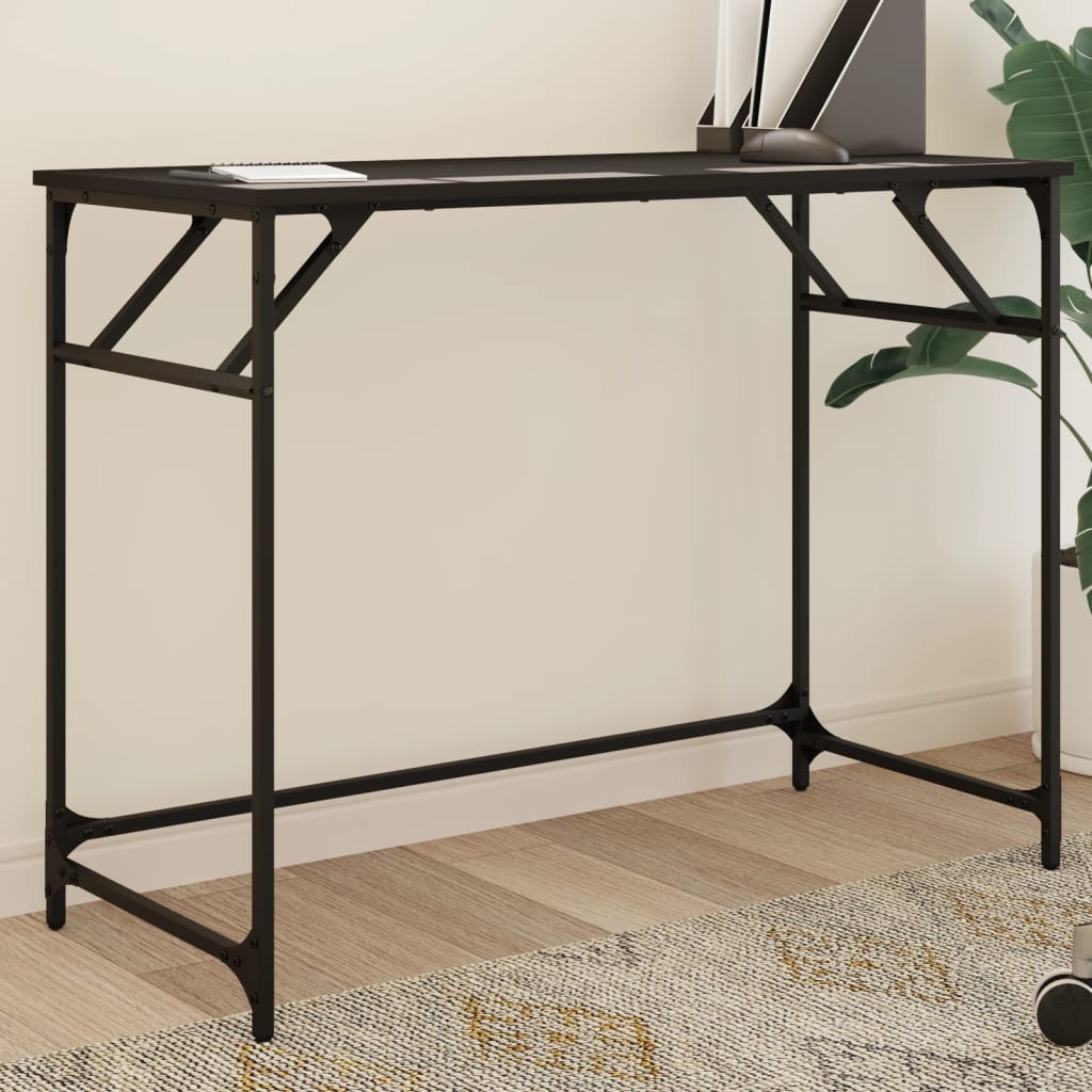 Desk 100X45X76 Cm Engineered Wood And Powder-Coated Steel