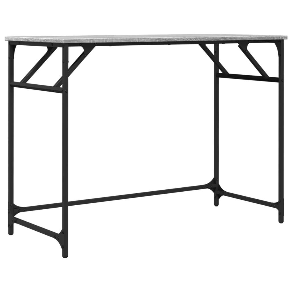 Desk 100X45X76 Cm Engineered Wood And Powder-Coated Steel