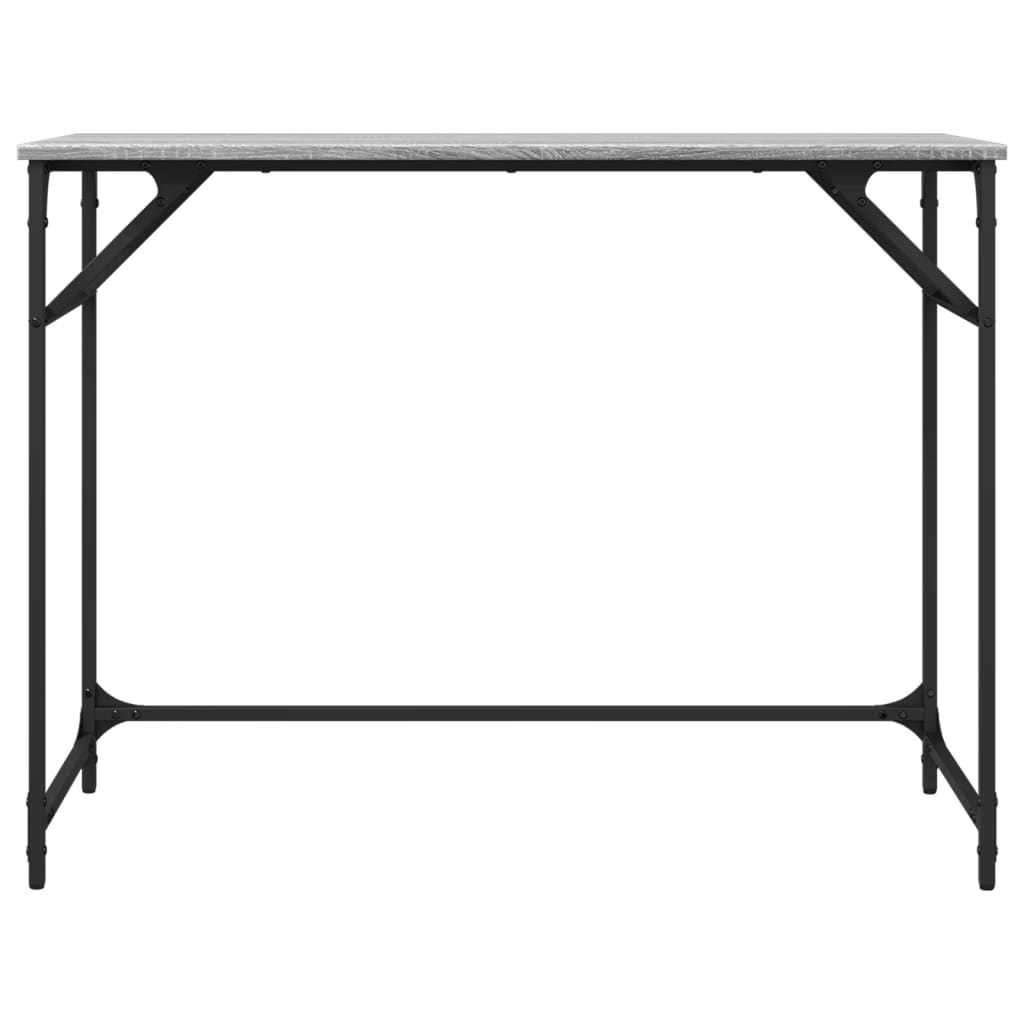 Desk 100X45X76 Cm Engineered Wood And Powder-Coated Steel