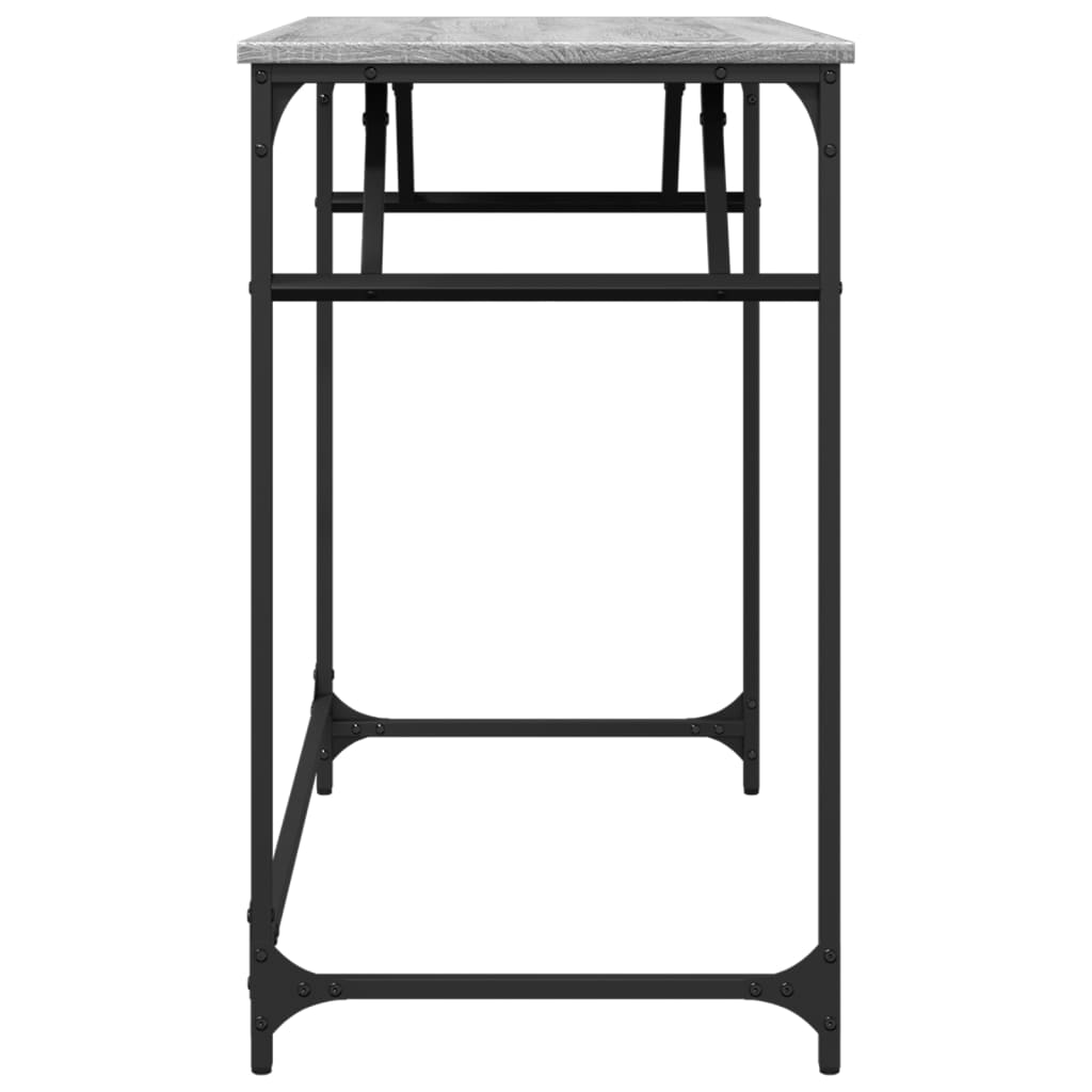 Desk 100X45X76 Cm Engineered Wood And Powder-Coated Steel