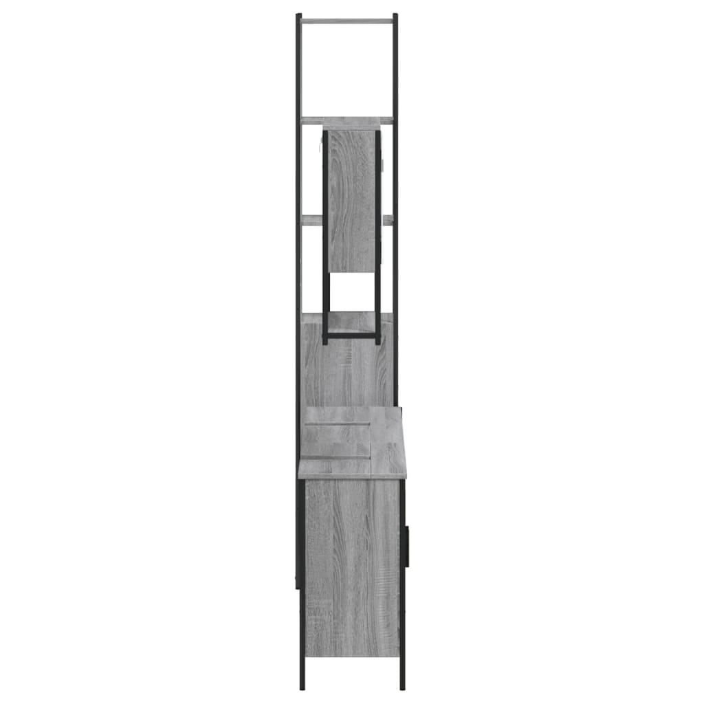 4 Piece Bathroom Furniture Set Engineered Wood