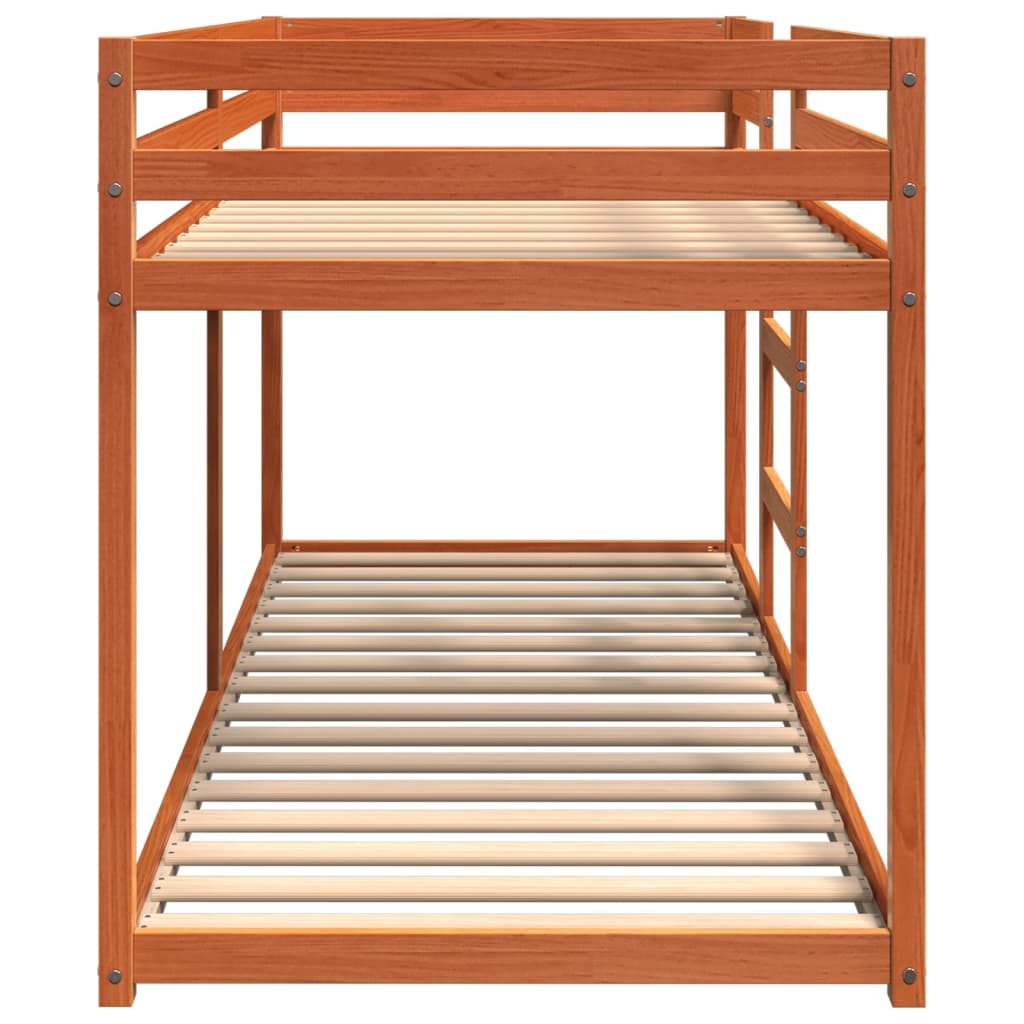 Bunk Bed Without Mattress Solid Wood Pine