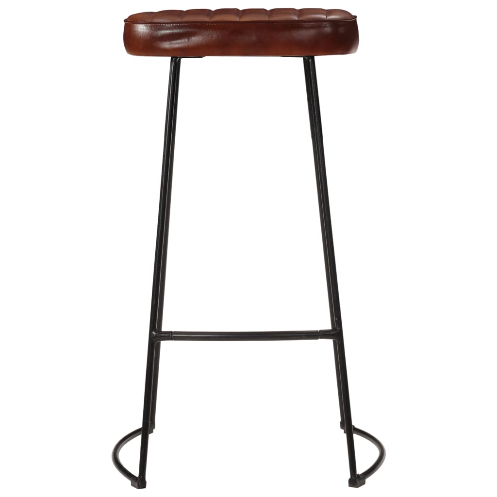 3 Piece Bar Set Solid Rough Wood Mango And Metal