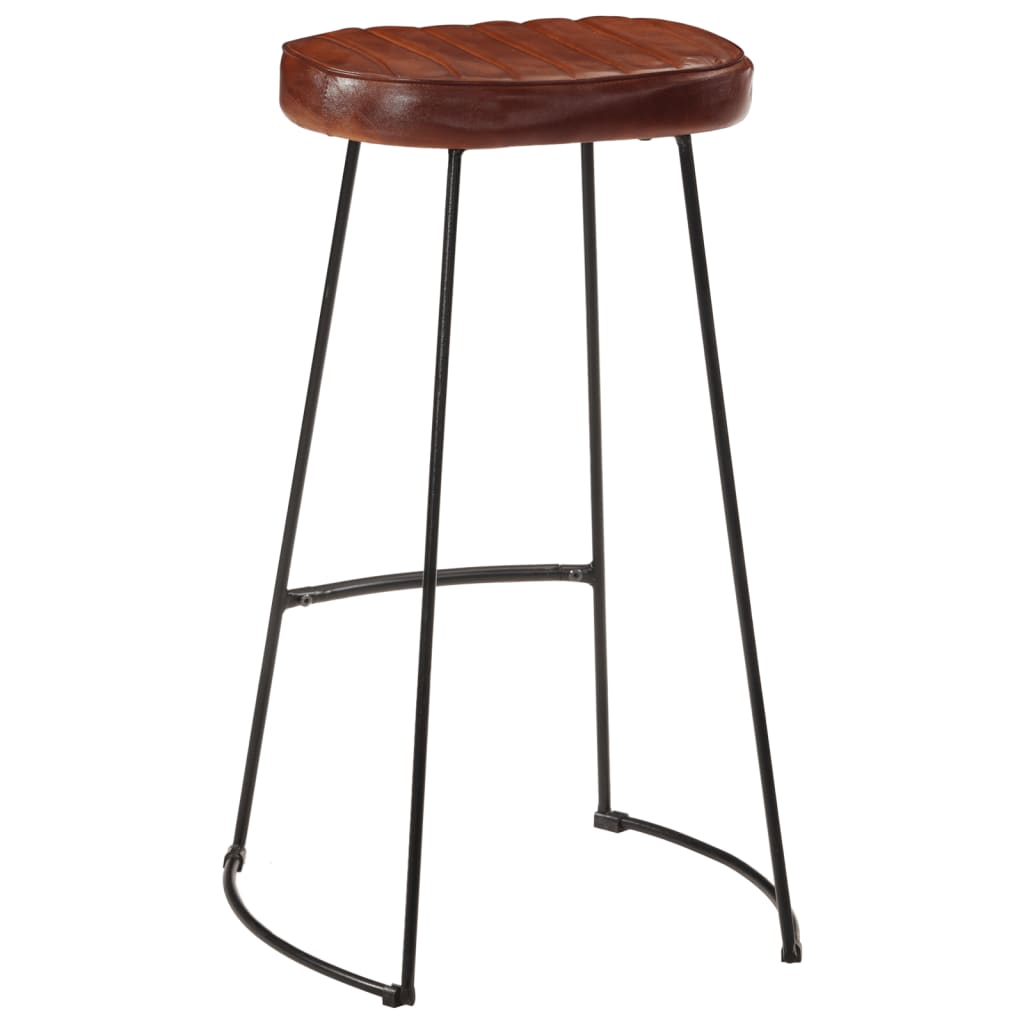 3 Piece Bar Set Solid Rough Wood Mango And Metal