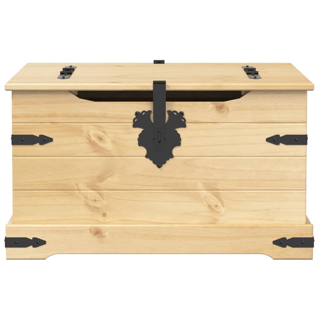Storage Box Corona 78X78X45 Cm Solid Wood Pine