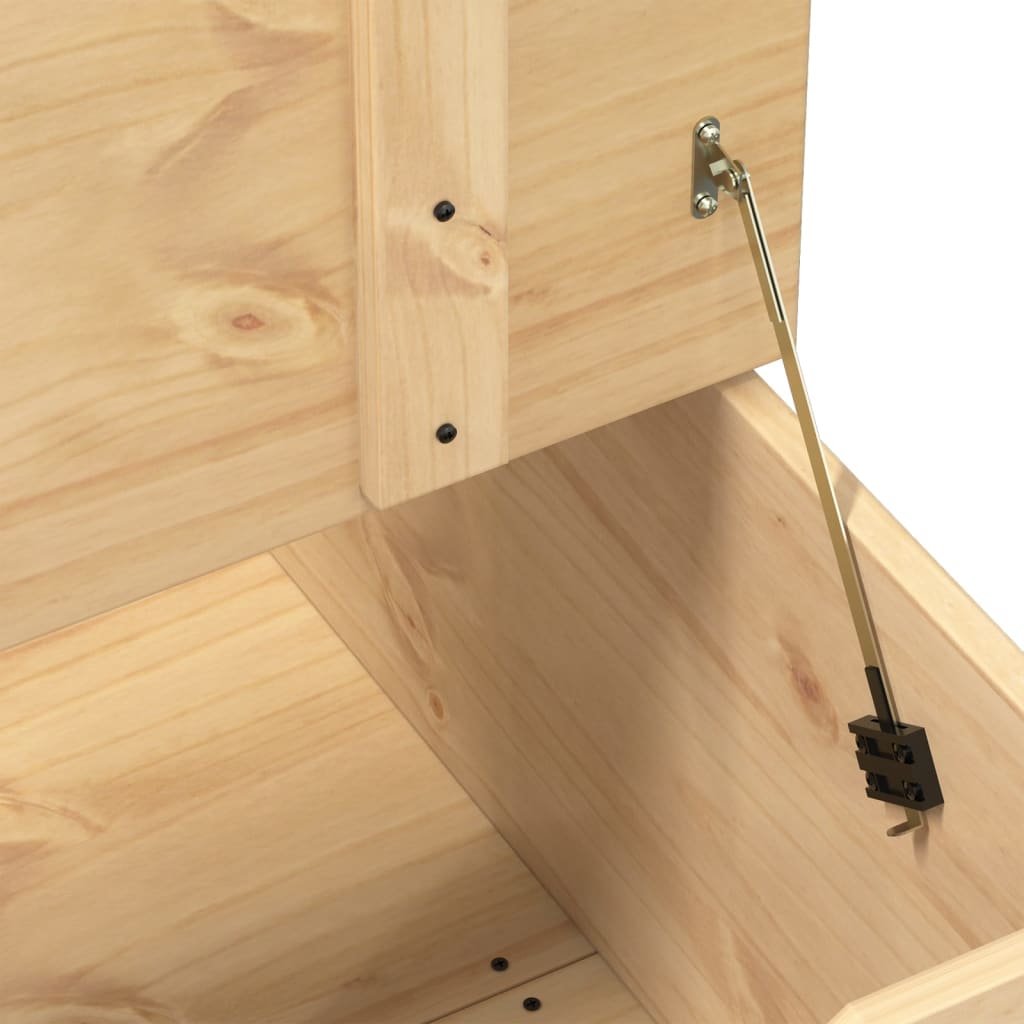 Storage Box Corona 78X78X45 Cm Solid Wood Pine