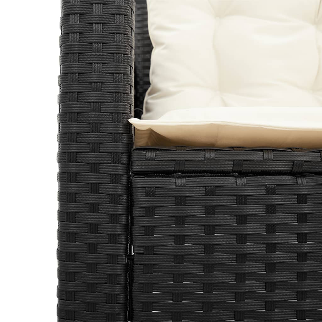Garden Sofa With Table And Cushions L-Shaped Poly Rattan