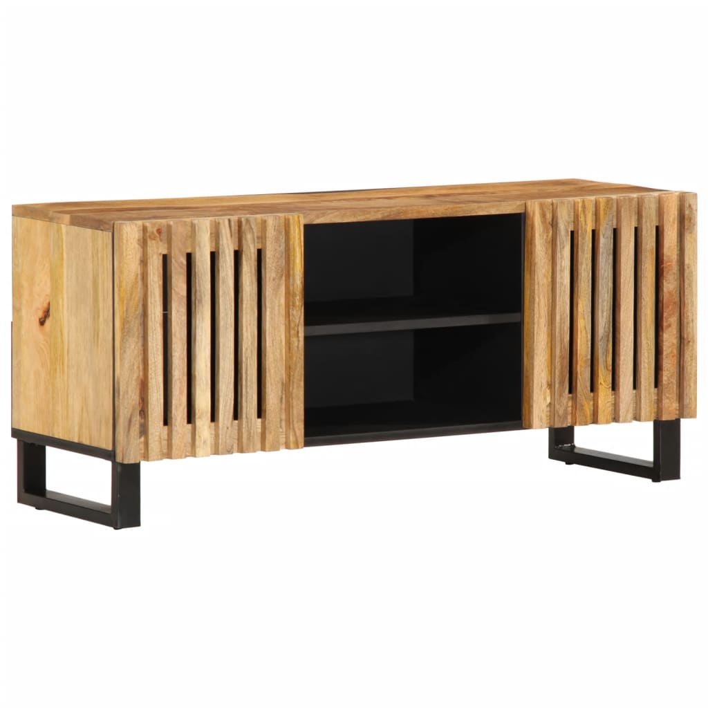 Tv Cabinet 105X34X46 Cm Solid Wood Acacia