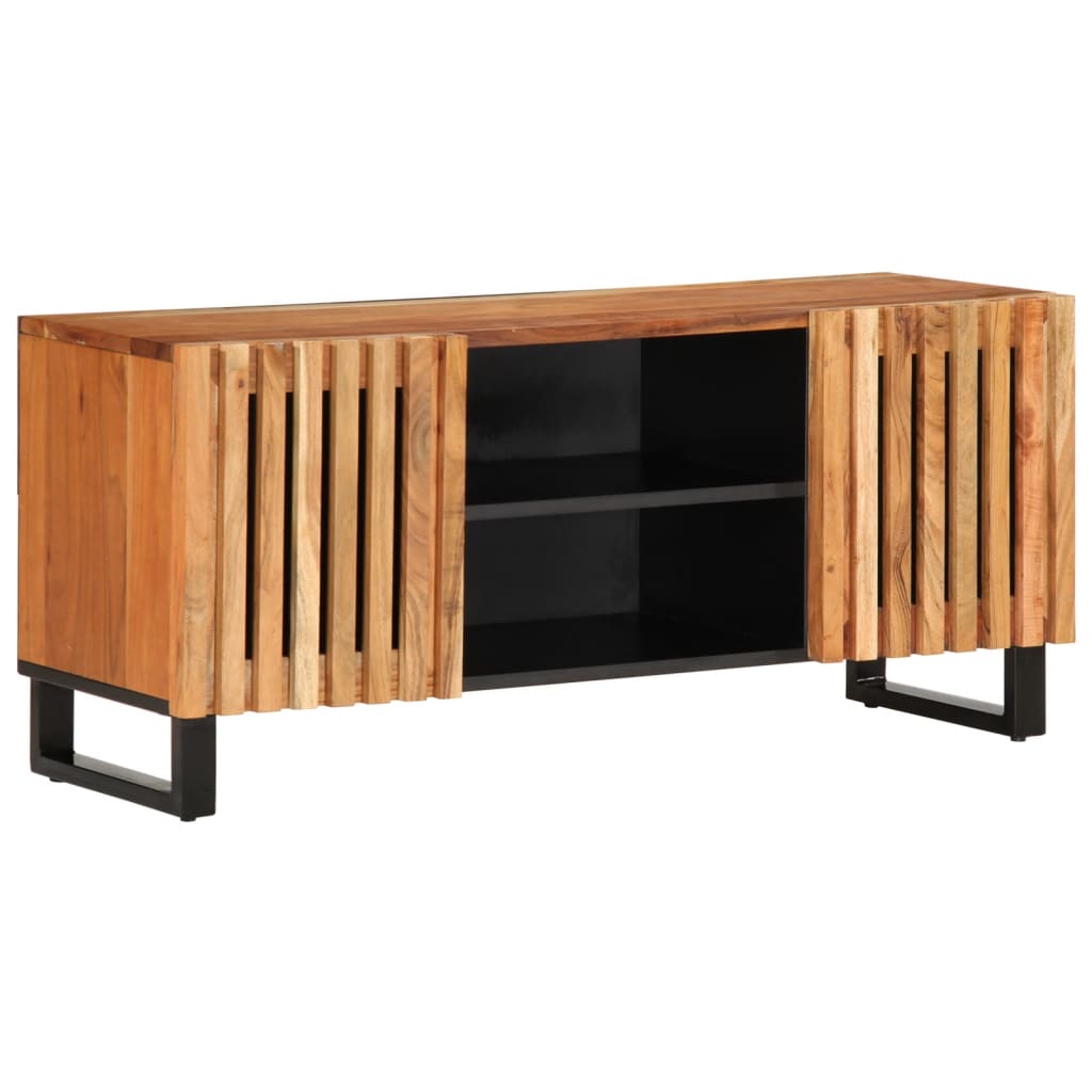 Tv Cabinet 105X34X46 Cm Solid Wood Acacia