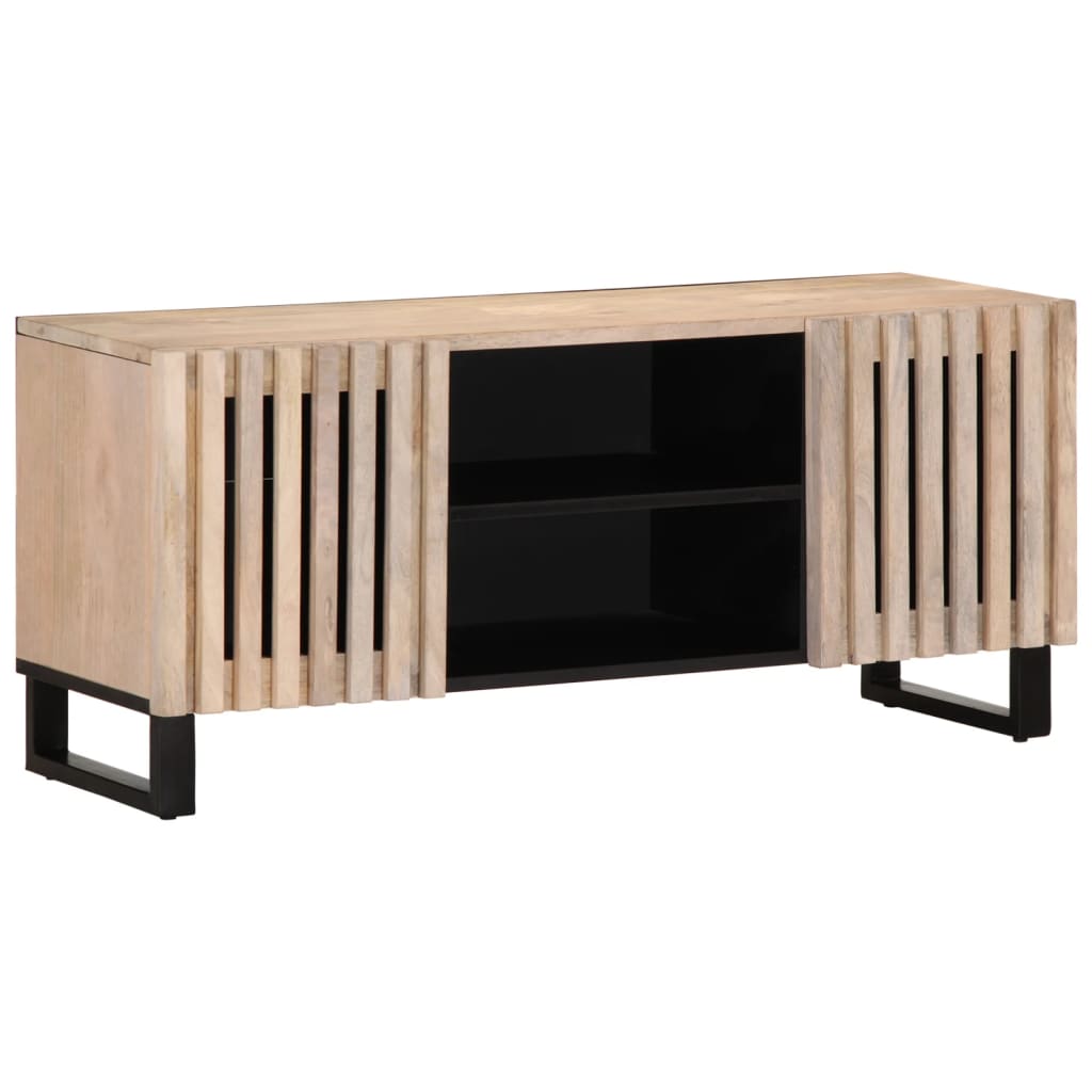 Tv Cabinet 105X34X46 Cm Solid Wood Acacia