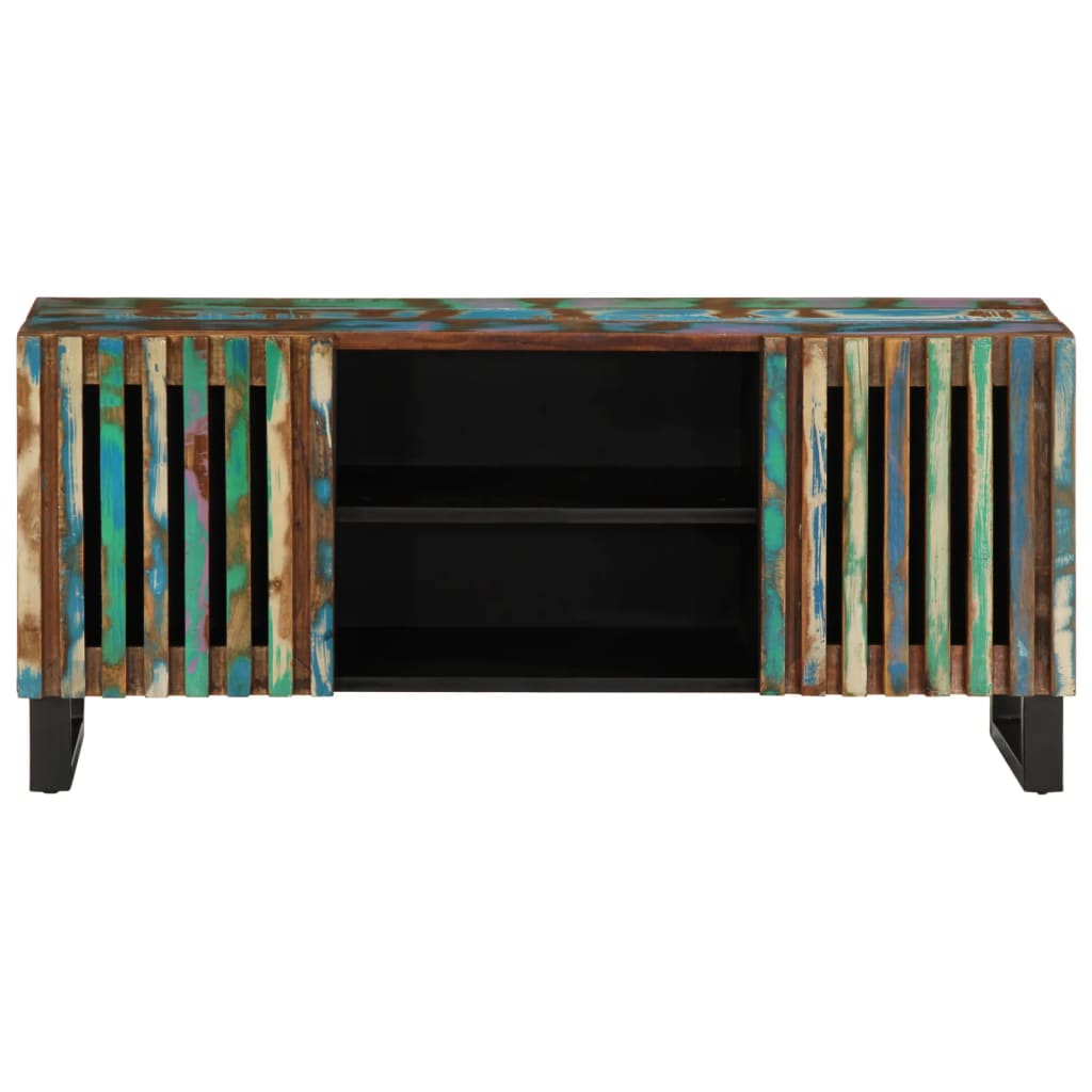 Tv Cabinet 105X34X46 Cm Solid Wood Acacia