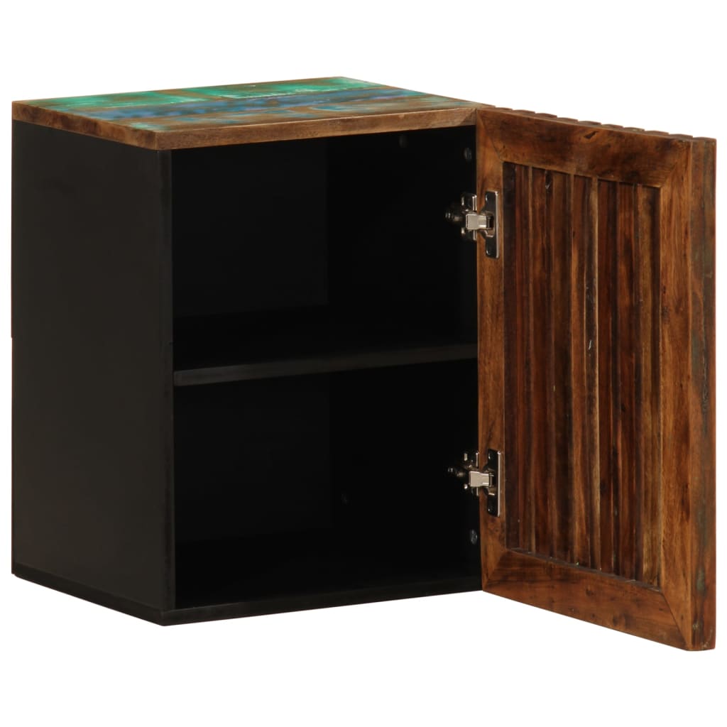 Bathroom Wall Cabinet 38X34X48 Cm Solid Wood Acacia