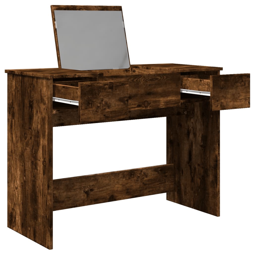 Dressing Table With Mirror 100X45X76 Cm