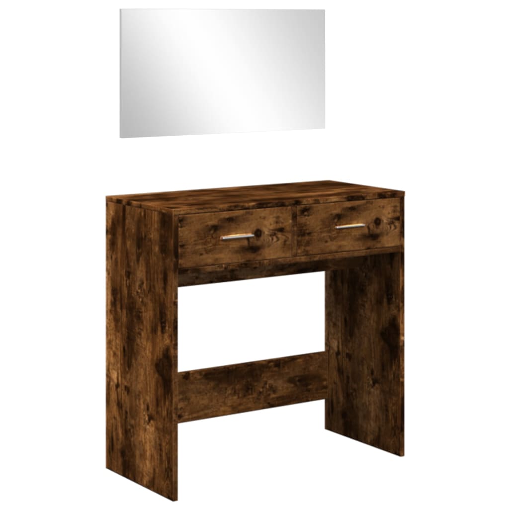 Dressing Table With Mirror 80X39X80 Cm
