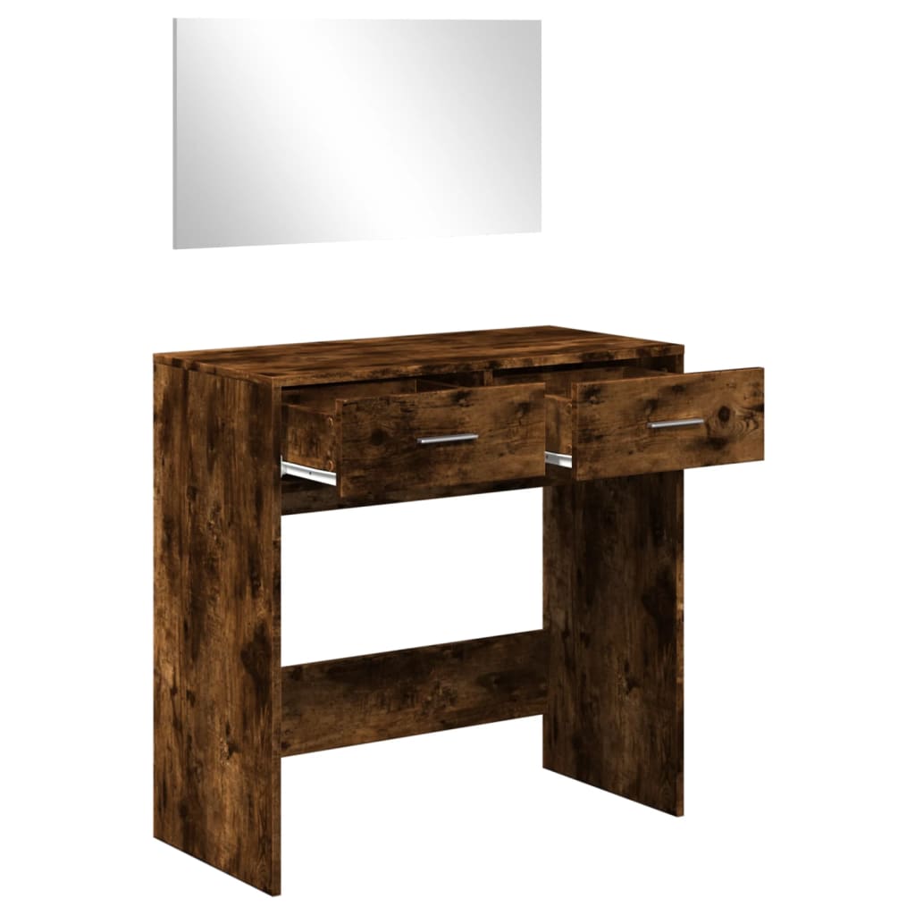 Dressing Table With Mirror 80X39X80 Cm