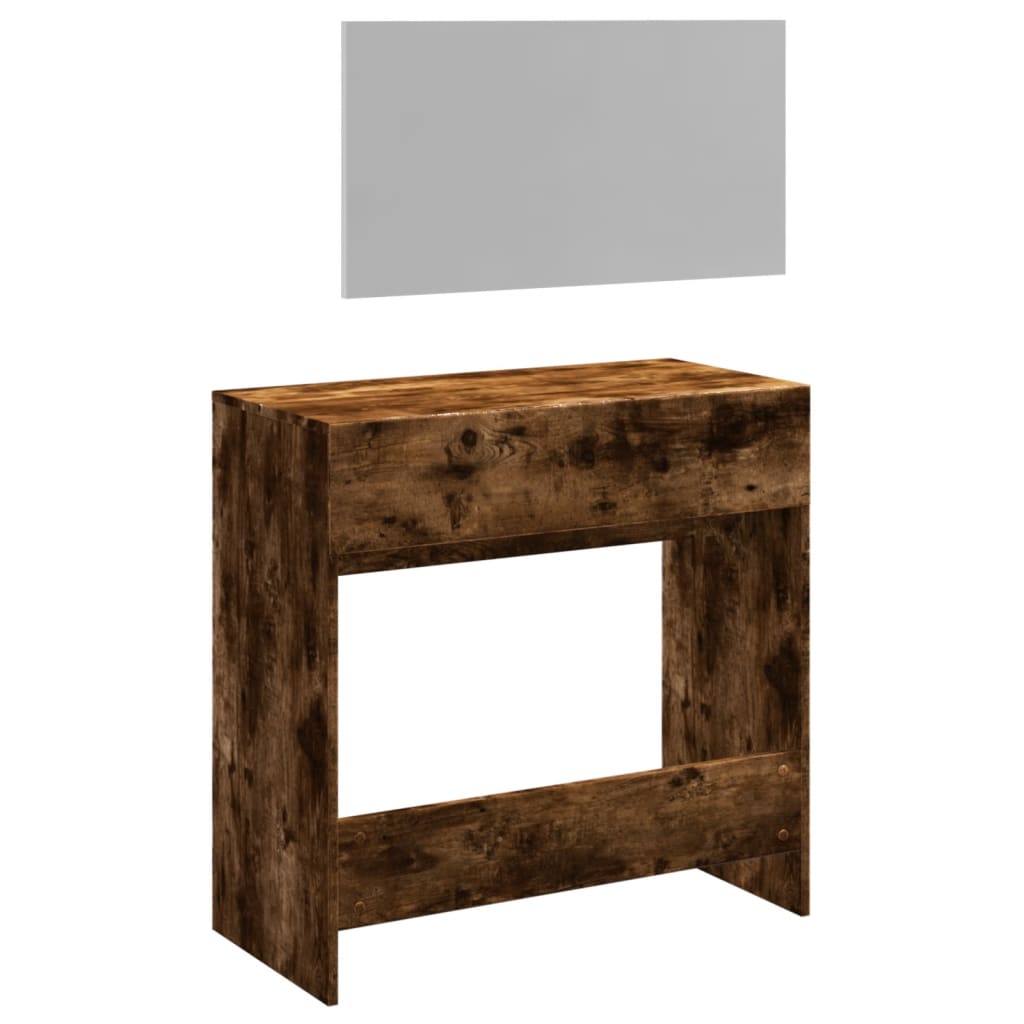 Dressing Table With Mirror 80X39X80 Cm