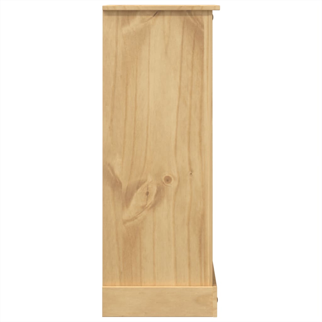 Chest Of Drawers Corona 80X43X114 Cm Solid Wood Pine