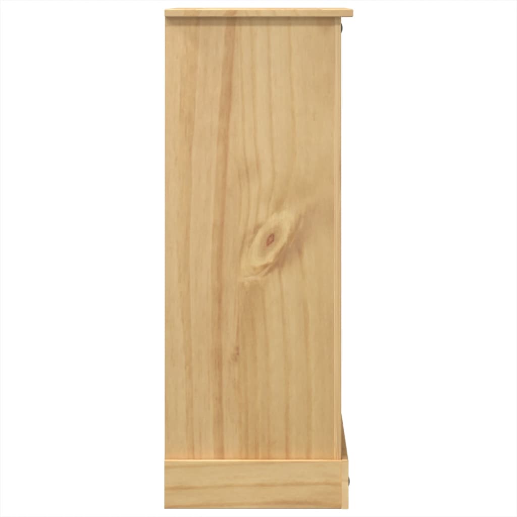 Chest Of Drawers Corona 80X43X114 Cm Solid Wood Pine