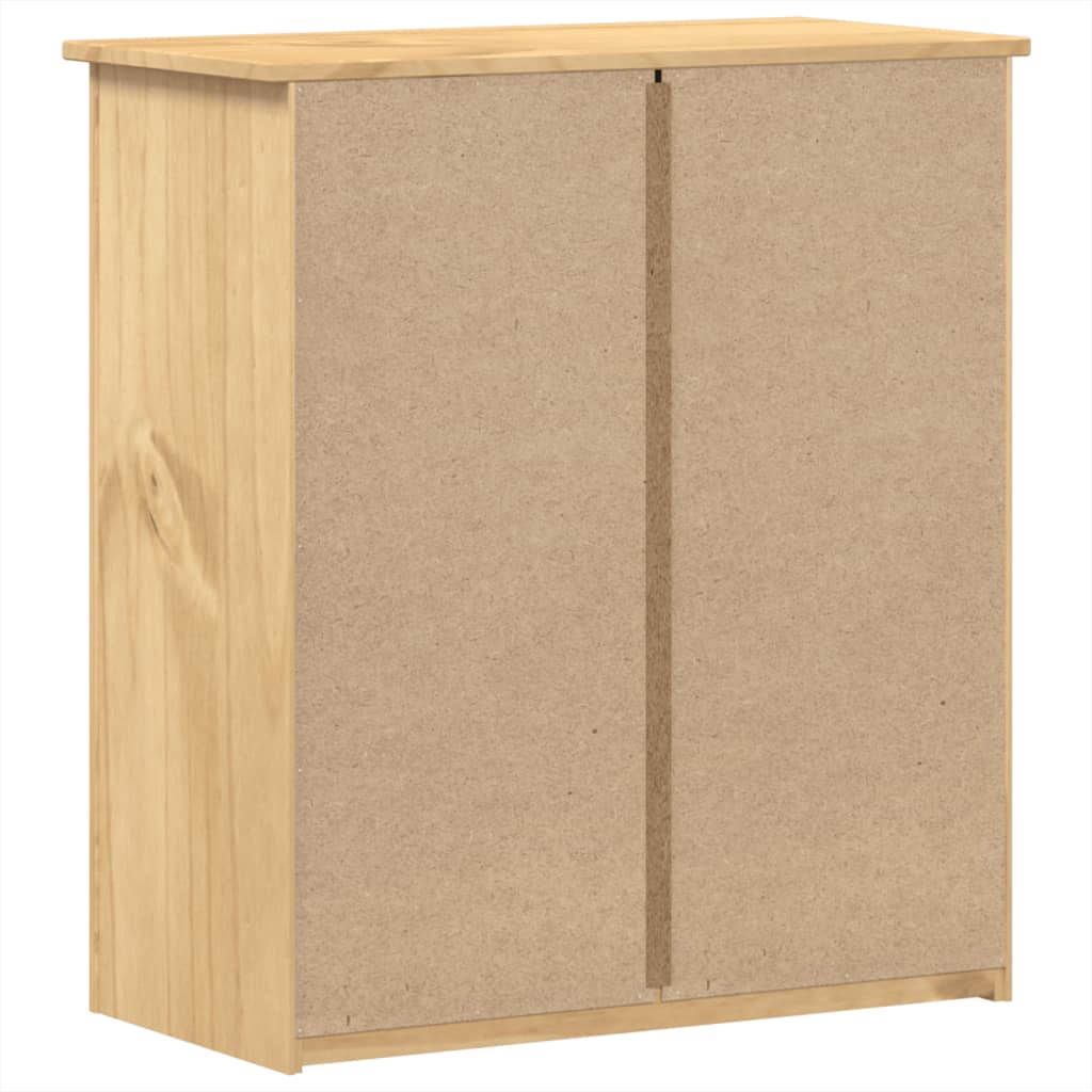 Chest Of Drawers Corona 80X40X89 Cm Solid Wood Pine