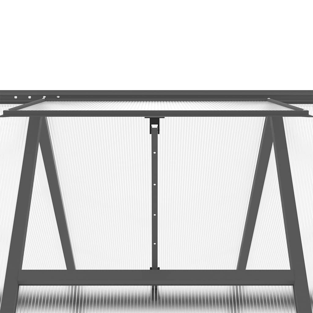 Greenhouse With Base Frame Aluminium
