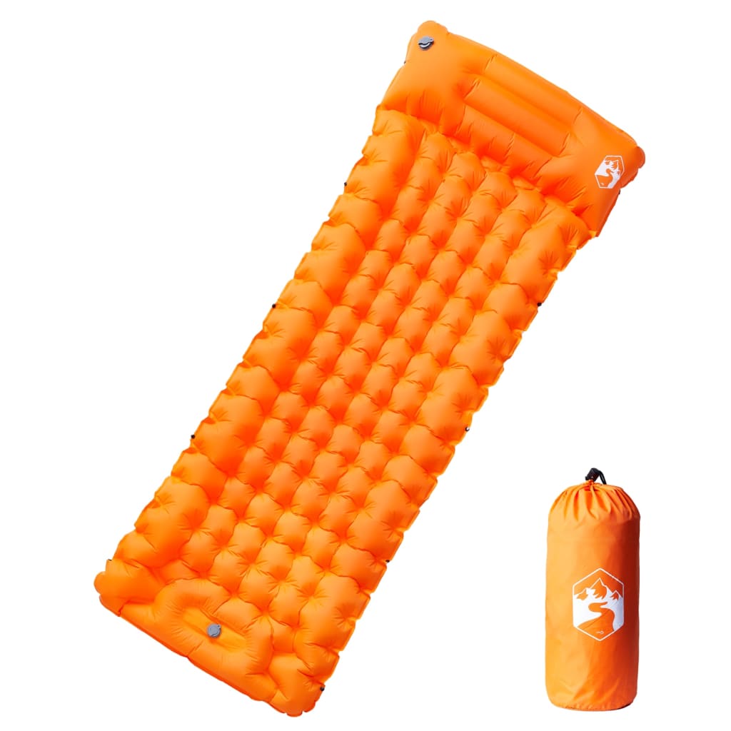 Self Inflating Camping Mattress With Pillows 2-Person